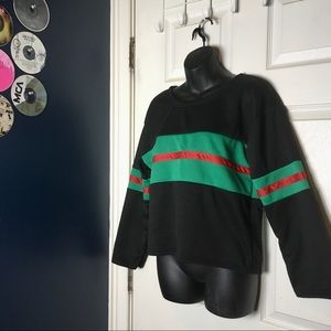 Free w/ purchase Pullover stripe sweater